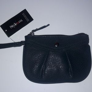 Style & Co. Hannah Green Faux Leather Wristlet